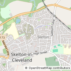 Map of Saltburn-by-the-SEA, Cleveland
