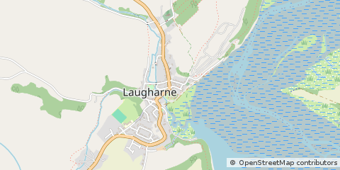 Map of Carmarthen