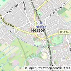 Map of Neston, Cheshire