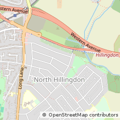 Map of Wembley, Middlesex
