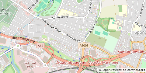 Map of Derby