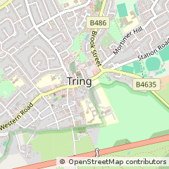 Map of Tring, Herts