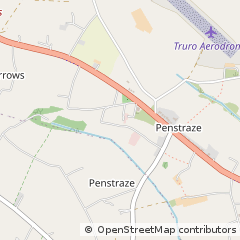 Map of Truro, Cornwall