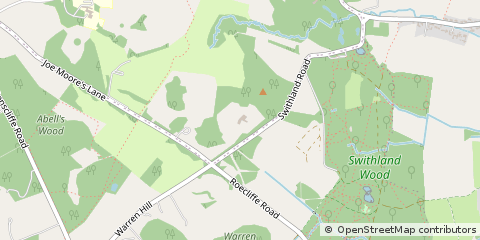 Map of Swithland, Leicestershire