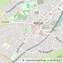 Map of Alton, Hampshire