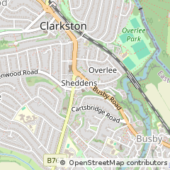 Map of Glasgow