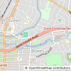 Map of London, Enfield