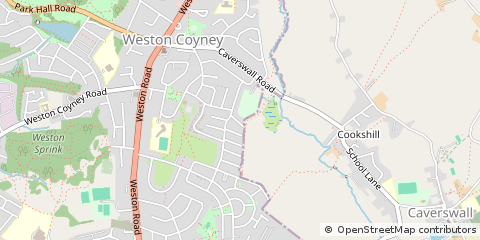 Map of Stoke on Trent
