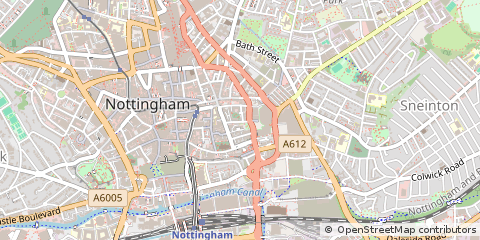 Map of Nottingham
