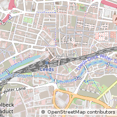 Map of Leeds, West Yorkshire