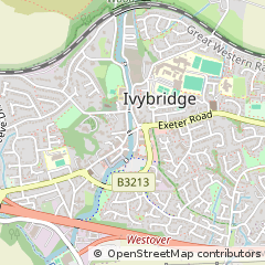 Map of Ivybridge, Devon