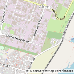 Map of Altens, Aberdeen