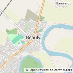 Map of Beauly, Inverness-shire