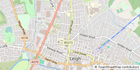 Map of Lancashire