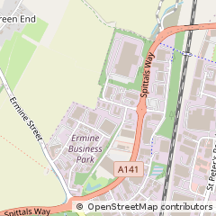 Map of Huntingdon, Cambridgeshire