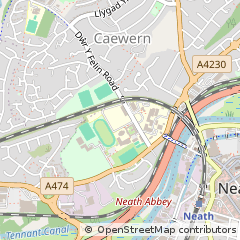 Map of Neath, Neath Port Talbot
