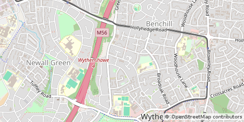 Map of Manchester