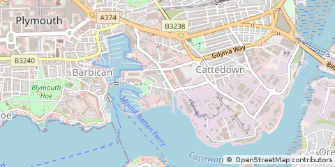 Map of Plymouth