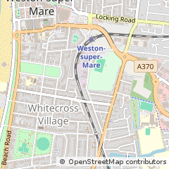 Map of Weston-Super-Mare, Avon