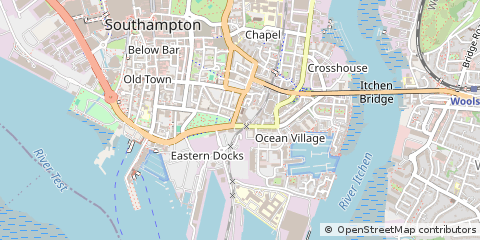 Map of Southampton