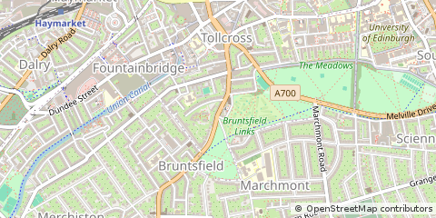 Map of Edinburgh