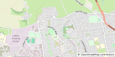 Map of Yeovil, Somerset