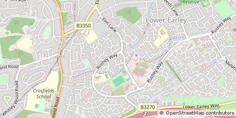 Map of Reading, Berkshire