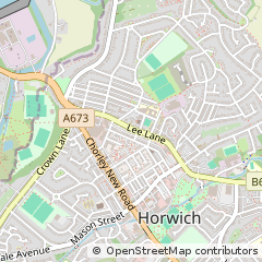 Map of Bolton, Lancashire