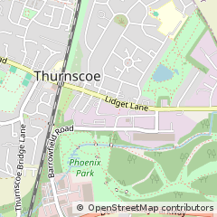 Map of Rotherham