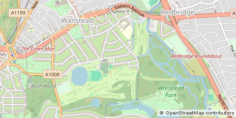 Map of Wanstead, London