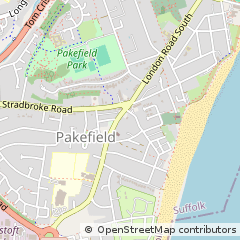 Map of Lowestoft, Suffolk