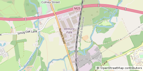 Map of ST Albans, Hertfordshire