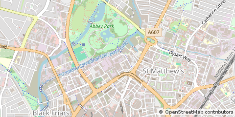 Map of Leicester