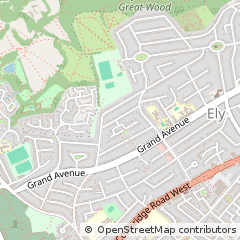 Map of Cardiff, Ceredigion