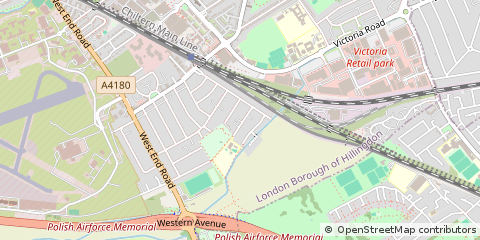 Map of Ruislip
