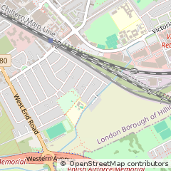 Map of Ruislip