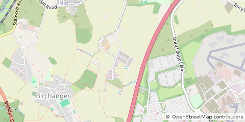 Map of Stansted, Essex