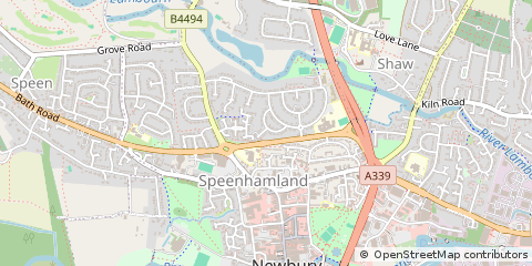 Map of Newbury, RG14 1LS