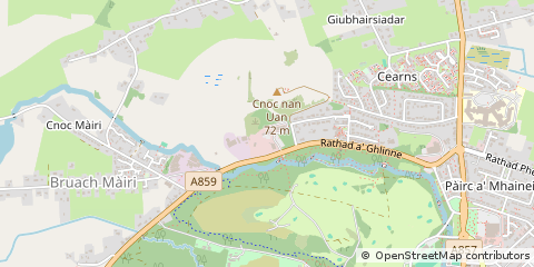 Map of Stornoway, Isle of Lewis