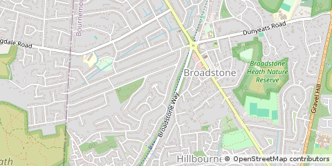 Map of Broadstone
