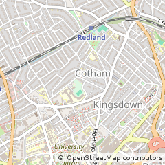 Map of Bristol, Avon