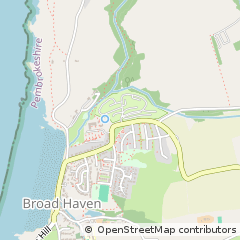 Map of Haverfordwest, Pembrokeshire