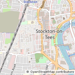 Map of Stockton on Tees