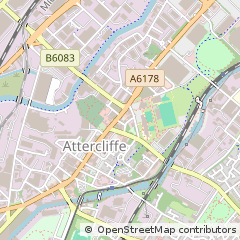 Map of Sheffield