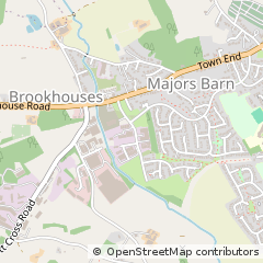 Map of Stoke on Trent, Staffordshire