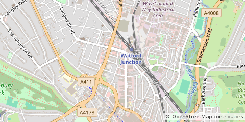 Map of Watford