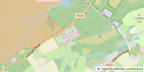 Map of Guildford, Surrey