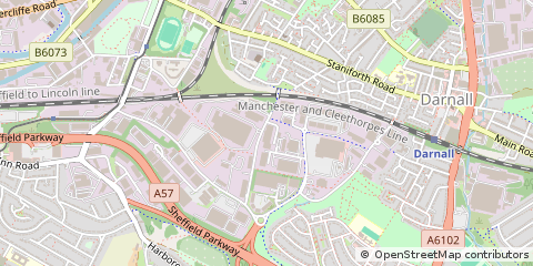 Map of Sheffield