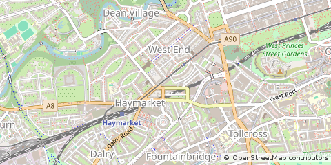 Map of Edinburgh