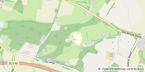 Map of Chichester, West Sussex